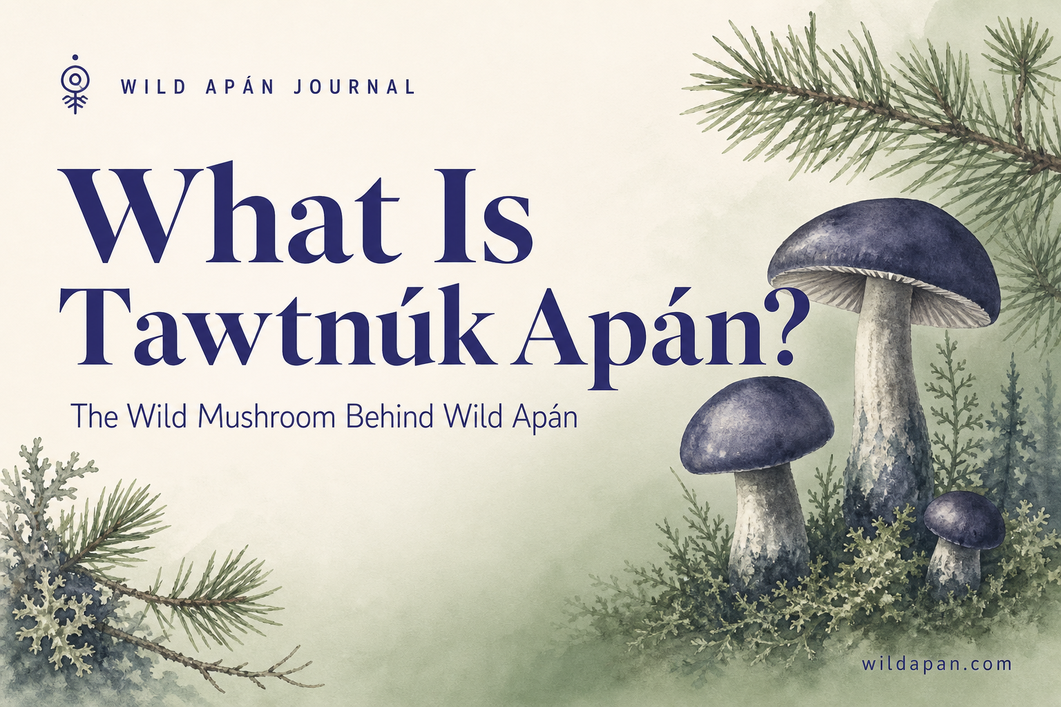 What Is Tawtnúk Apán? The Wild Mushroom Behind Wild Apán — Wild Apán
